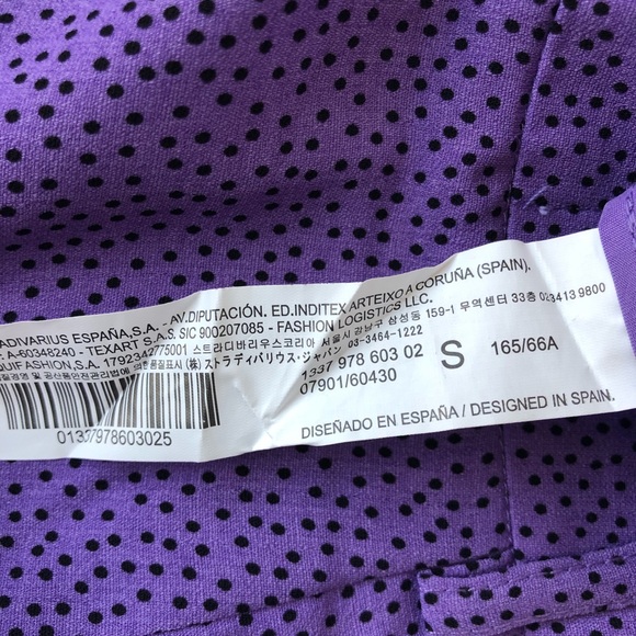 NWT Love For Humanity Couture Polka Dot Belted Ruffle Mini Skort - Picture 5 of 5